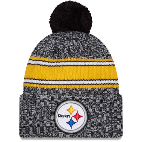 PRICES MAY VARY. Officially licensed by the NFL Designed and manufactured by New Era Fleece lining for added warmth Embroidered team logo with raised details at center cuff Embroidered NFL logo at rear center cuff New Era NFL Unisex-Adult Official 2023 Sideline Cold Weather Cuffed Pom Beanie Hat Pittsburgh Steelers Hats, Steelers Logo, Pittsburgh Steelers Logo, Nfl Logo, Wool Winter, Quilted Coverlet, Stylish Hats, Pom Beanie, Pittsburgh Steelers