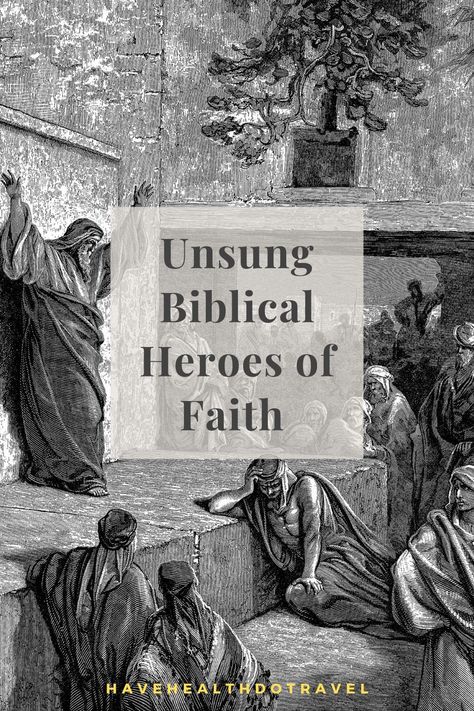 Unsung Heroes of Faith: Lesser-Known Figures in the Bible — Have Health Do Travel Heroes Of Faith, Bible Heroes, 1 Chronicles, Bible Study Lessons, Unsung Hero, Ancient Myths, Faith Bible, Bible Verse Wallpaper, Gods Plan