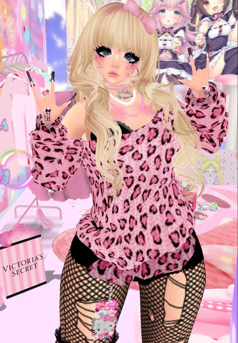 Imvu Cutecore, Imvu Gyaru, Gyaru Oc, Gyaru Art, Imvu Aesthetic, Highschool Au, Imvu Outfits, Imvu Outfits Ideas Cute, Gyaru Fashion