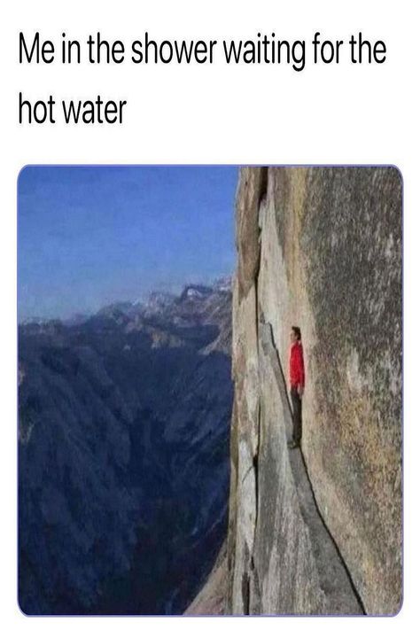 When the hot water takes forever to arrive. 😂 Funny Pix, Relatable Post Funny, Very Funny Pictures, Real Funny Jokes, Some Funny Jokes, Really Funny Joke, Funny Relatable Quotes, Funny Puns, Hysterically Funny