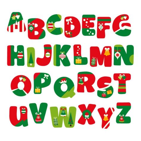 Christmas Alphabet Letters Printable, Nightmare Before Christmas Font, Christmas Fonts Alphabet, Christmas Jokes For Kids, Funny Christmas Jokes, Christmas Fonts Free, Alfabeto Disney, Abc Learning, Holiday Fonts