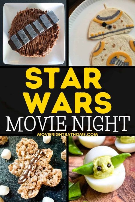 Movie Night Menu Ideas, Star Wars Movie Night, Epic Party, Themed Activities, Star Wars Movie, Menu Ideas, Movie Night, Star Wars