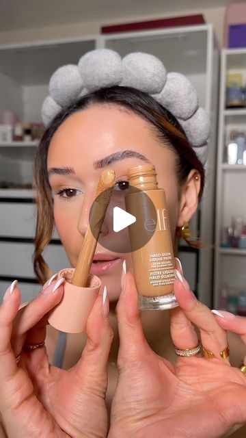 Elf Makeup Routine, Elf Makeup Looks, Elf Make Up, Elf Makeup Tutorial, Elf Foundation, Glam Tutorial, Everyday Glam, E.l.f. Cosmetics, Foundation Application