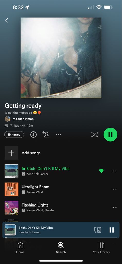 Songs For Getting Ready, Getting Ready Aesthetic Playlist Cover, Getting Ready Playlist, Rap Playlist, Playlist Ideas, Dont Kill My Vibe, Music Ideas, Girl Things, Song Playlist