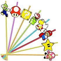 Check this out! Mario Theme Birthday, Mario Theme, Reusable Drinking Straw, Anime Theme, Different Design Styles, Reusable Straws, Party Straws, Drink Straw, Game Themes