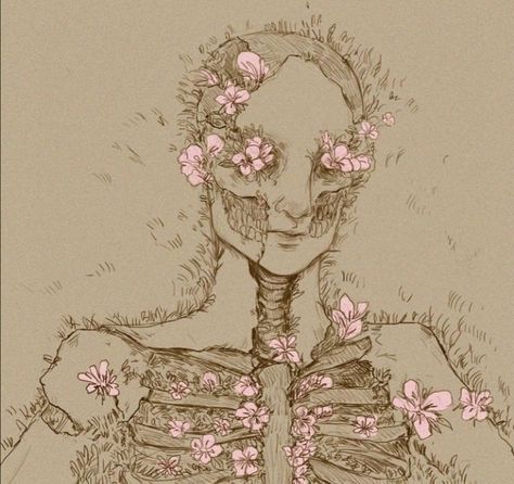 Chest Tattoo Ideas, Lilies Drawing, Chest Hair, Creepy Drawings, Minimalist Tattoos, Skeleton Art, Scary Art, Ethereal Art, Chest Tattoo