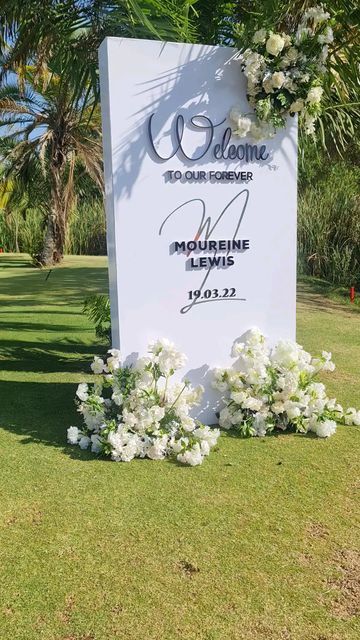 Ecoworld Events on Instagram: "Customised welcome synage" Welcome Arch Entrance, Welcome Signage, Name Board For Engagement Entrance, 3d Welcome Sign Wedding, Engagement Welcome Sign Entrance, Welcome Sign Engagement Party Entrance, Entrance Signage, Mom Wedding Dress, Mom Wedding