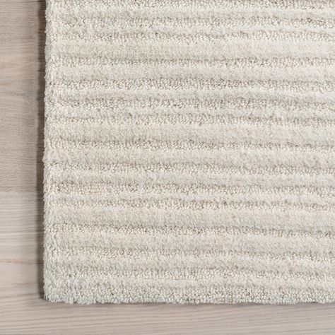 Emily Henderson x Rugs USA Southwest Striped Wool Area Rug - Bed Bath & Beyond - 40241903 Luxe Stripes Rug West Elm, Southwest Beige Rug, Slub Stripe Sweater Rug, Rugs.com Oregon Rug, Shag Wool Rug 8 By 10, Laundry Room Rugs, Solid Color Rug, Emily Henderson, Oval Rugs