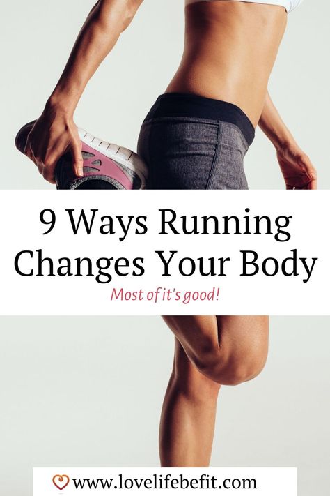 Running will change your body shape and most of it's good. Read on to find out the benefits of running... #runningtips #running Running Transformation, Runner Body Transformation, Chi Running, How Running Changes Your Body Shape, Running Body Transformation, Benefits Of Running For Women, Running Health Benefits, Improve Running Form, Runners Body Transformation