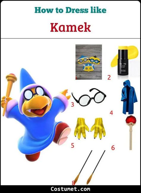 Kamek's Costume from Super Mario for Cosplay & Halloween 2023 Easy Mario Kart Costumes, Kamek Mario Costume, Kamek From Super Mario Costume, Super Mario Characters Costumes, Birdo Mario Costume Diy, Mariokart Costume Diy, Koopa Costume Diy, Koopa Troopa Costume, Kamek Mario