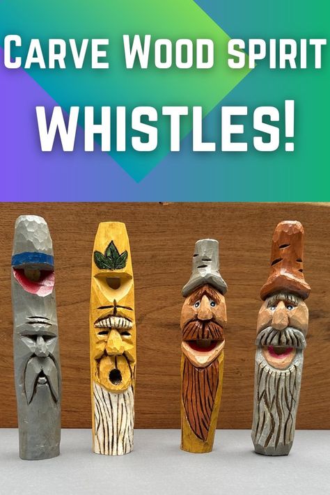 Watch as I demonstrate how to carve a wood spirit whistle. Fun to make and give away to family or friends. Carving Ideas Wood, Wood Spirits Carving, Easy Whittling Projects, Dremel Art, Dremel Tool Projects, Appalachian People, Whittling Projects, Woodworking Projects Unique, Santa Carving