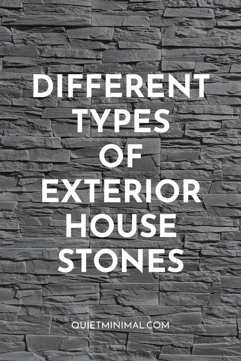 types of exterior house stone Exterior House Stone, Rock Siding, Stone Exterior Houses, Expensive Stones, Stone Types, Stone Exterior, Cultured Stone, Metamorphic Rocks, Exterior Stone