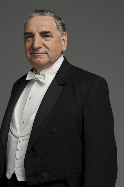 Downton Abbey S6 Jim Carter as "Charles Carson" Jim Carter, Downton Abby, Seasons Change, Historical Drama, Favorite Actors, Downton Abbey, Period Dramas, White Tie, Changing Seasons