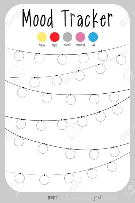 Month Mood Tracker, Mood Tracker Ideas, Mood Tracker Printable, Weekly Log, Mood Diary, Creating A Bullet Journal, Bullet Journal Mood Tracker Ideas, Bullet Journal Paper, Bullet Journal Tracker