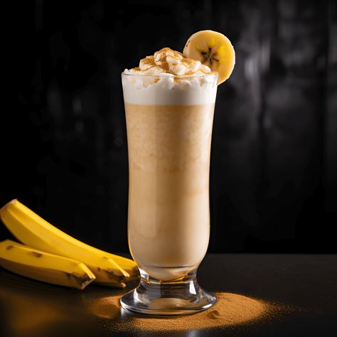 Jamaican Dirty Banana Cocktail Recipe - The Jamaican Dirty Banana is a sweet, creamy cocktail with a rich, velvety texture. The rum gives it a slight kick, while the banana and coffee flavors blend perfectly to create a tropical, indulgent drink. Dirty Banana Drink, Banana Cocktail, Banana Nutrition Facts, Banana Cocktails, Banana Nutrition, Banana Syrup, Jungle Bird, Coffee Flavors, Creamy Cocktails