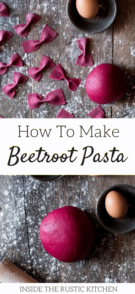 Beetroot Pasta, Beet Pasta, Authentic Italian Recipes, Homemade Pasta Recipe, Vegetarian Pasta Recipes, Beet Recipes, Pasta Dough, Vegetarian Pasta, Italian Recipes Authentic