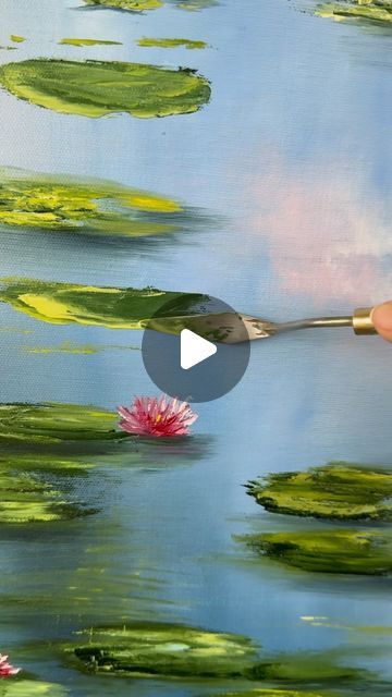 Water Lilies Art, Water Paintings, Water Lilies Painting, Pond Painting, Water Lily Pond, Monet Paintings, Lake Water, Lily Pond, Buy Art Online