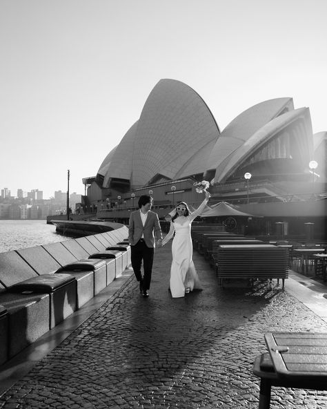 Magical moments with Nandar & Myatt at the Opera House! This gorgeous couple contacted me as they wanted some pre-wedding portraits in Sydney following their legal ceremony at the registry office and before their full wedding with family and friends abroad. Sunrise was the perfect time for our session (although it was a bit chilly!) as Circular Quay was so much quieter. I couldn’t decide on a favourite photo in B&W so have 6 🤍 #wedding #sydneywedding #weddingphotographer #weddingday #... Wedding Sydney, Wedding Pose, Harbour Bridge, Engagement Inspo, Sydney Wedding, Gorgeous Couple, Magical Moments, Bridal Shoot, The Opera