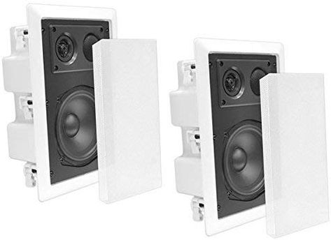 Pyle-Home Pdiw57 5-Inch Two-Way In-Wall Enclosed Speaker System with Directional Tweeter: Amazon.ca: Electronics Speaker Systems, Ceiling System, Ceiling Speakers, In Wall Speakers, Speaker Stands, Stereo System, Home Audio Speakers, Home Theater System, Speaker System