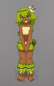 Wakfu Amalia, Wakfu Oc, French Anime, Green Characters, Pokemon Gif, One Punch Man Manga, Girl Drawing Sketches, Fantasy Drawings, Black Anime Characters