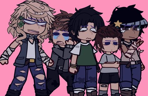 Griffin Stagg X Billy Showalter, The Black Phone Gacha Club, Griffin Stagg, Billy Showalter, Bruce Yamada, Gl Outfits, Robin Arellano, Baby Cast, Fnaf Gacha