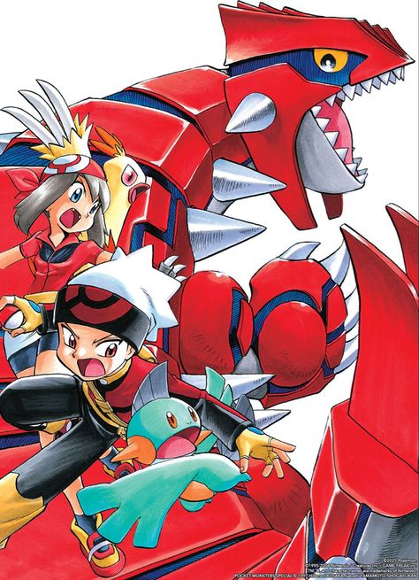 Kyogre And Groudon, Kyogre Pokemon, Misty From Pokemon, Hoenn Region, Old Pokemon, Pokémon Ruby, Anime Knight, Pokemon Adventures Manga, Pokemon Official