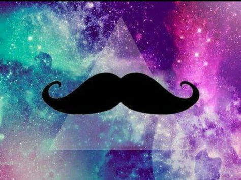 This the coolest galaxy mustache ever!!!! :-) Wallpapers