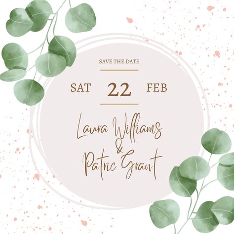 Save The Date Watercolor, Watercolor Wedding Invitation, Photo Collage Maker, Background Remover, Collage Background, Collaborative Learning, Watercolor Wedding Invitations, Design Student, Watercolor Wedding