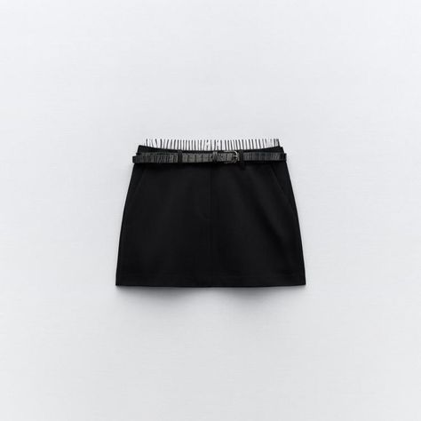 Cool stuff in @zara that is on sale right now ✨ #zara #zarawoman #zaraoutfit #summersale #summerstyle #fashion Zara Black Skirt, Long Skort, Asymmetrical Skort, Zara Skort, Zara Tweed, Instagram Cool, Wrap Skort, Zara Outfit, Zara Shorts