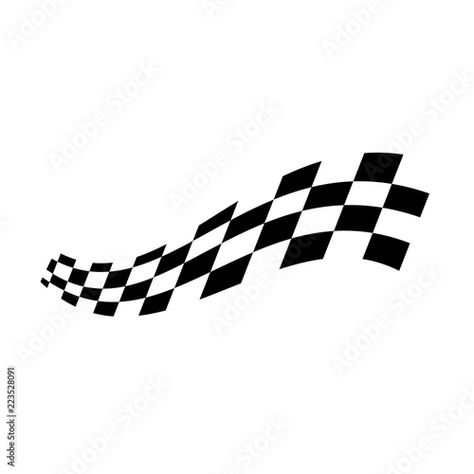 Stock Image: Race Flag Design Vector Illustration Racing Flag Design, Cycle Painting, Race Flag, Flag Drawing, Powerful Symbols, Racing Flag, 4k Wallpaper Iphone, Racing Logo, Flag Tattoo