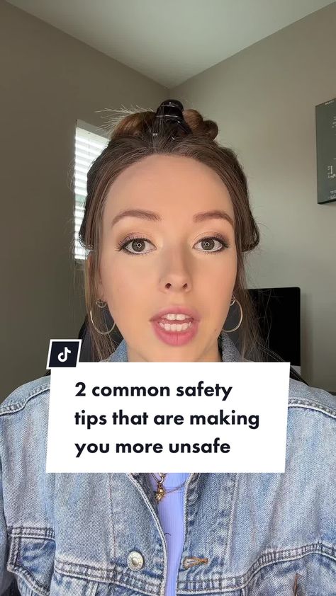 (1)You’ve definitely heard of these two safety tips that are actually mak... | TikTok Mak Tiktok, Safety Tips For Women, Womens Safety, Safety Tips, Quick Saves