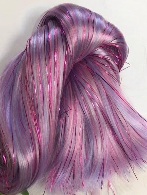 Black Hair Ombre Balayage, Ginger Highlights, Black Hair Ombre, Change Your Style, Glitter Rosa, Hair Tinsel, Fairy Hair, Dyed Hair Inspiration, Pretty Hair Color