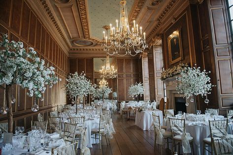 Gosfield Hall, Wedding Salon, Country House Wedding Venues, Country House Wedding, Elegant Wedding Venues, Simple Elegant Wedding, Beautiful Dining Rooms, Wedding Venue Inspiration, Luxury Wedding Photography