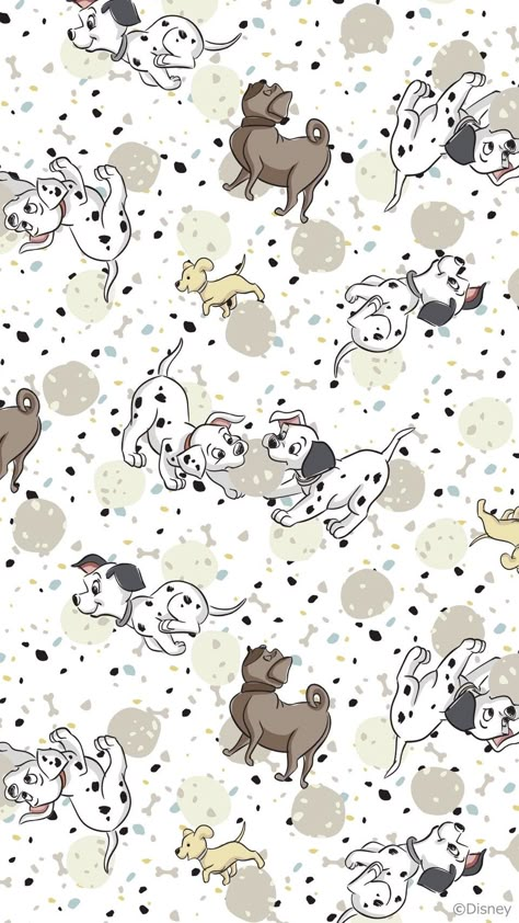 101 Dalmations Wallpaper, Dalmation Wallpaper, Dalmatian Pattern, Disney Characters Wallpaper, 101 Dalmations, Beautiful Wallpapers For Iphone, Wallpaper Disney, Disney Background, Disney Phone Wallpaper