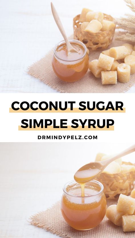 Coffee Syrup Containers, Coconut Syrup Recipe For Coffee, Healthy Coffee Syrup, Coconut Sugar Simple Syrup, Home Made Syrup, Coconut Syrup Recipe, Coconut Simple Syrup, Bonnie Carlson, Fruit Syrup Recipe