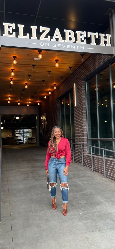 Button down, boyfriend jeans and low heels! Perfect date night outfit for 50 + over or any age really🤣 Perfect Date Night, Perfect Date, Night Outfits, Date Night Outfit, Low Heels, Boyfriend Jeans, Date Night, Heels