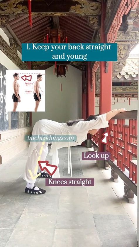 Backache Exercise, Shaolin Training, Posture Tips, Energizing Yoga, Yoga Information, Tai Chi Exercise, Full Body Workout At Home, Health And Fitness Apps, Daily Yoga Workout