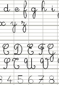 Modèles de lettres French Letters Alphabet, French Cursive Alphabet, Cursive R Lowercase, French Roundhand Calligraphy, Cursive Bubble Letters, Tracing Cursive Letters, Learn Russian Alphabet, Cursive Alphabet Chart, Write Cursive