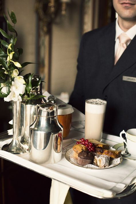 Room service especially in penthouse suites on Crystal , Silver Seas, Seabourne, and Regent ... all the best !! Marie B   via ~LadyLuxury~photo Ann Street Studio, Luxe Life, Julia Child, Breakfast In Bed, Grand Hotel, Simple Pleasures, Luxury Life, Room Service, Hotels Room