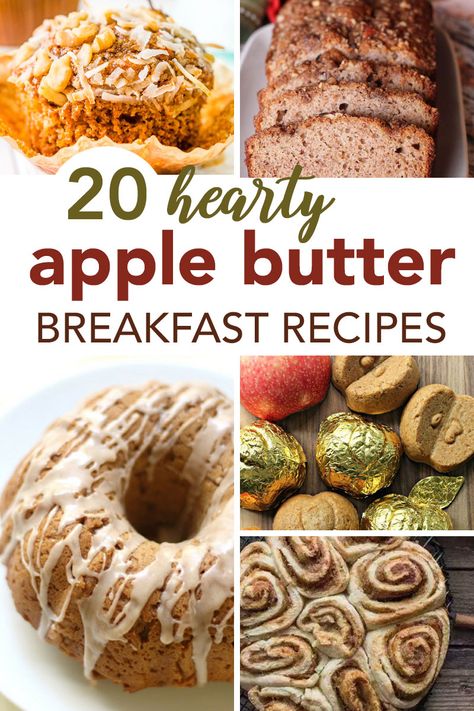 Apple Butter Uses, Apple Butter Muffins, Apple Butter Cake, Pancakes Oatmeal, Recipe Using Apples, Fall Recipes Breakfast, Delicious Breakfast Casserole, Chewy Gingerbread Cookies, Fast Food Breakfast