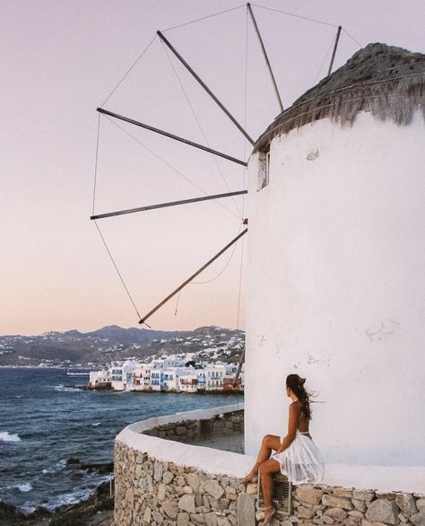 Instagram spots in Mykonos Greece Instagram Pictures, Greece Instagram, Mykonos Travel, Mykonos Hotels, Greece Photography, Mykonos Town, Mykonos Island, Travel Greece, Greece Vacation