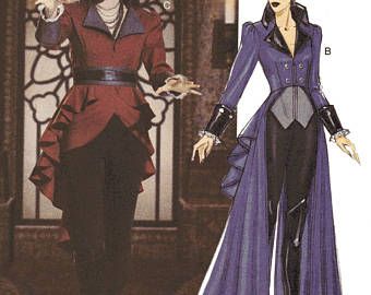 Once Upon A Time's EVIL QUEEN REGINA Costume McCall's Pattern 7641  Misses Sizes 14 16 18 20 22 Vampire Queen Costume, Hannah Alexander, Evil Queen Costume, Goth Costume, Coat Pattern Sewing, Costume Sewing Patterns, Vampire Queen, Queen Costume, Jacket Pattern Sewing