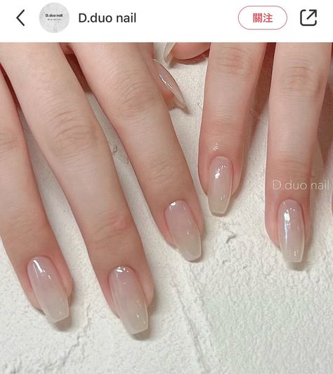 Neutral Gel Nail Polish, Neutral Gel Nails, Hello Nails, Transparent Nails, Manicure Diy, Diy Rhinestone, Home Salon, Bridal Nails, Foot Care