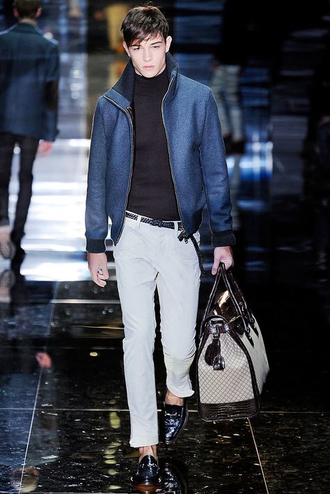 gucci Fa10 Chico Lachowski Runway, 2010 Mens Fashion, 2010 Fashion Men, Decade Fashion, Actor Lifestyle, Chico Lachowski, Gucci Menswear, Couples Clothes, Gq Mens Style