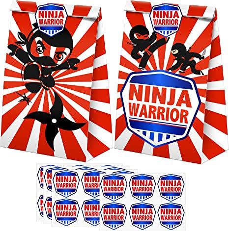 Ninja Party Favors, Police Party Favors, Ninja Party Decorations, Police Themed Birthday Party, Ninja Themed Birthday Party, Ninja Party Favor, Birthday Party Goodie Bags, Ninja Birthday Parties, Ninja Birthday