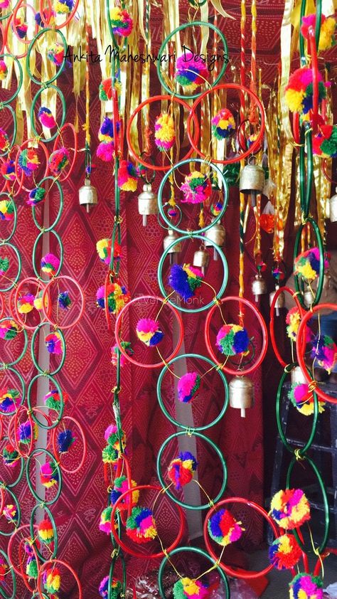 Bangles Ceremony Decoration, Decor With Bangles, Decoration With Bangles, Bangle Ceremony Decoration At Home, Bangle Decoration Ideas, Bangle Ceremony Decoration, Teej Festival Decoration Ideas, Bangles Decoration Ideas, Teej Festival Decoration