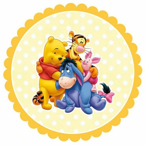 Winie The Pooh, Christmas Stickers Printable, Winnie The Pooh Honey, Winnie The Pooh And Friends, Winnie The Pooh Themes, Winnie The Pooh Pictures, Pooh And Friends, Baby Shower Clipart, Winnie The Pooh Birthday