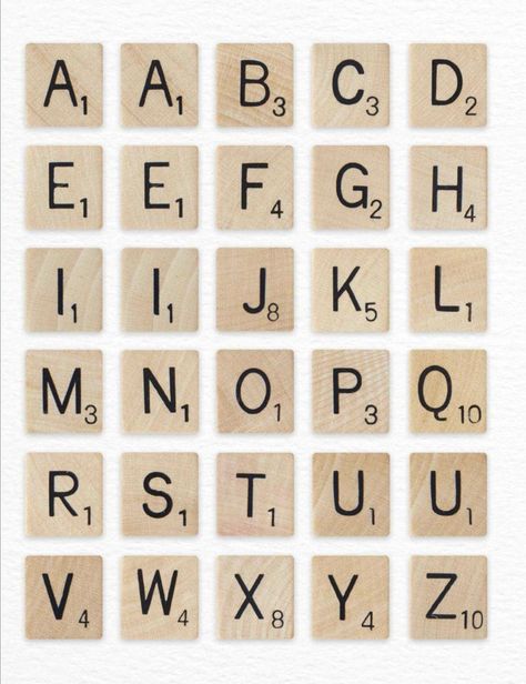 Scramble Letters, Scrabble Game, Scrabble Letters, Crafty Stuff, Scrapbook Pages, Baby Book, Digital Scrapbooking, Alphabet, Paper Crafts