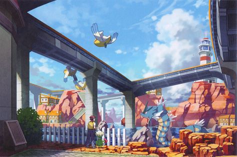 Mixeli on Twitter: "Man.. I wish BD/SP was like that.😔… " Pokemon City Art, Pokemon City, Pokémon Background, Pokemon Artwork, Pokemon Z, Pokemon Rpg, Pokemon Backgrounds, Pokemon Universe, Pokemon Wallpaper