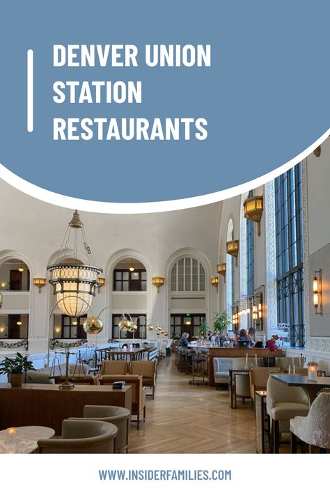 Union Station in Denver is not only a transportation hub, but also a dining mecca. Here are all the Denver Union Station restaurants! Denver Union Station, Denver Neighborhoods, Union Station Denver, Restaurant Station, Ice Creamery, Seafood House, Denver International Airport, Downtown Denver, Fish House